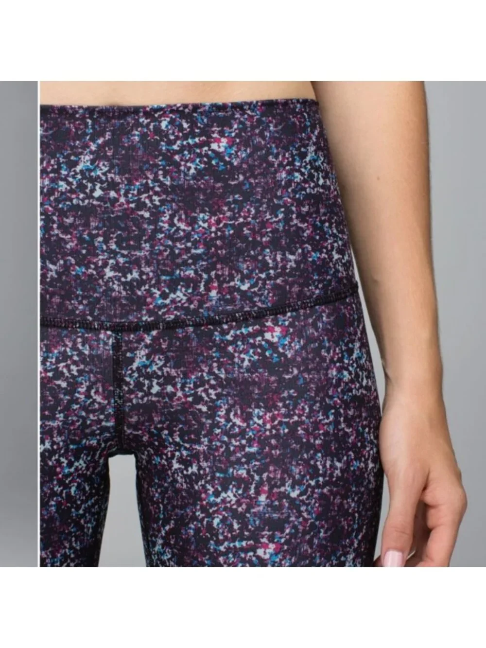 Lululemon Wunder Under Pant *Full-On Luxtreme (Roll Down)Rocky Road Gusto Blue